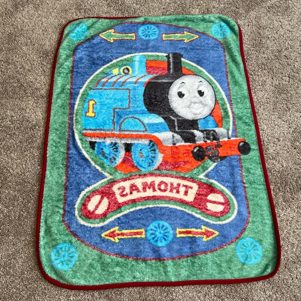 Thomas The Tank Engine Small Micro Fleece Blanket Soft Plush Thomas & Friends
